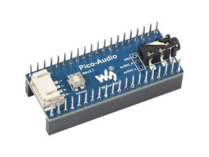 Module d'extension audio Waveshare pour Raspberry Pi Pico, sortie de signal pour casque et haut-parleur simultanément K766 - Product Image 6