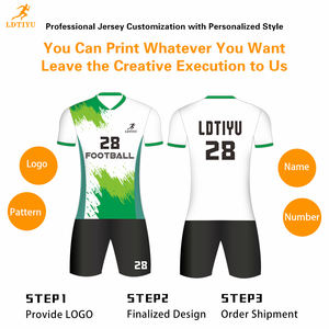 Nueva Camiseta de Fútbol Transpirable Personalizada de Verano, Camiseta de Fútbol del <span class=keywords><strong>Barcelona</strong></span> para el Día del Partido, Manga Corta, Unisex, para Adultos, Set de Regalo de Cumpleaños - Product Image 3