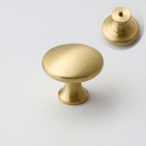 황동 캐비닛 도어 손잡이 모음 모던 빈티지 스타일 북유럽풍 고급 싱글 홀 주방 찬장 서랍용 - Product Image 1