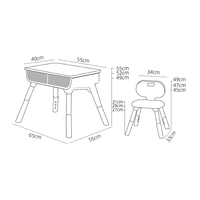 Enfant meubles en bois fête activité bureau enfant en bas âge enfants étude enfants Table et chaise ensembles
