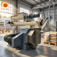 Machine à granulés industrielle à matrice annulaire pour la production d'aliments pour volailles, bétail et animaux