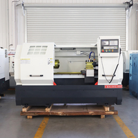 Torno CNC de Torreta Eléctrica 6150 con Control Numérico Computarizado, Sistema CNC GSK, Torno CNC de Bancada Plana CK6150X1000