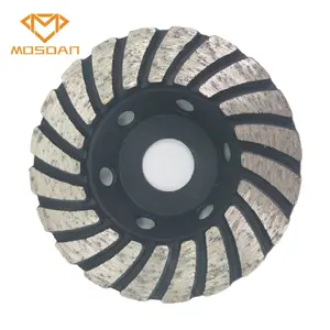 4.5 Inch 22.23 Hole Stone Concrete Turbo Diamond Grinding Cup Wheels