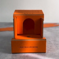 Boîte rigide en carton de luxe, design personnalisé fait main, avec revêtement UV, laminage mat, doublure en éponge pour l'emballage des bougies