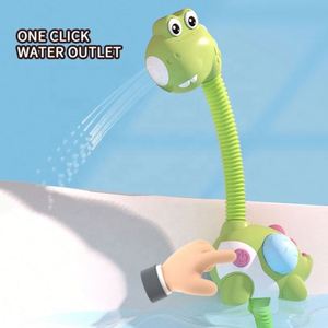 Jouet de bain dinosaure pour bébé USA Mairun avec douchette et pulvérisateur d'eau rechargeable - Emballage en boîte couleur en plastique sans BPA pour enfants - Product Image 4