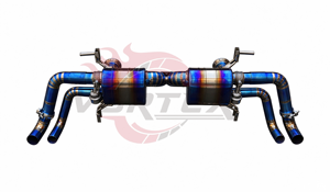 Direct Factory Sourcing Titanium Pie Cut Muffler for Audi R8 4S 2015-2020 Valved Catback <b>Exhaust</b> - Product Image 4