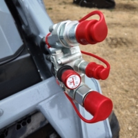 Chargeuse compacte sur chenilles robuste de 75 CV avec moteur diesel Cummins V2000 à haut débit pour l'aménagement paysager, la foresterie et la construction