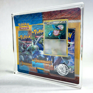 Custodia Protettiva in Acrilico Trasparente Personalizzata per <span class=keywords><strong>3</strong></span> Blister di <span class=keywords><strong>Pokemon</strong></span> - Product Image 1