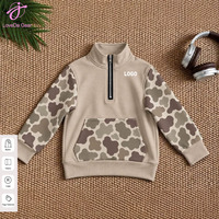 Sweat-shirt décontracté à manches longues et demi-zip Loveda pour femmes et filles, avec logo personnalisé, imprimé, grande taille, chaud et tendance pour l'hiver