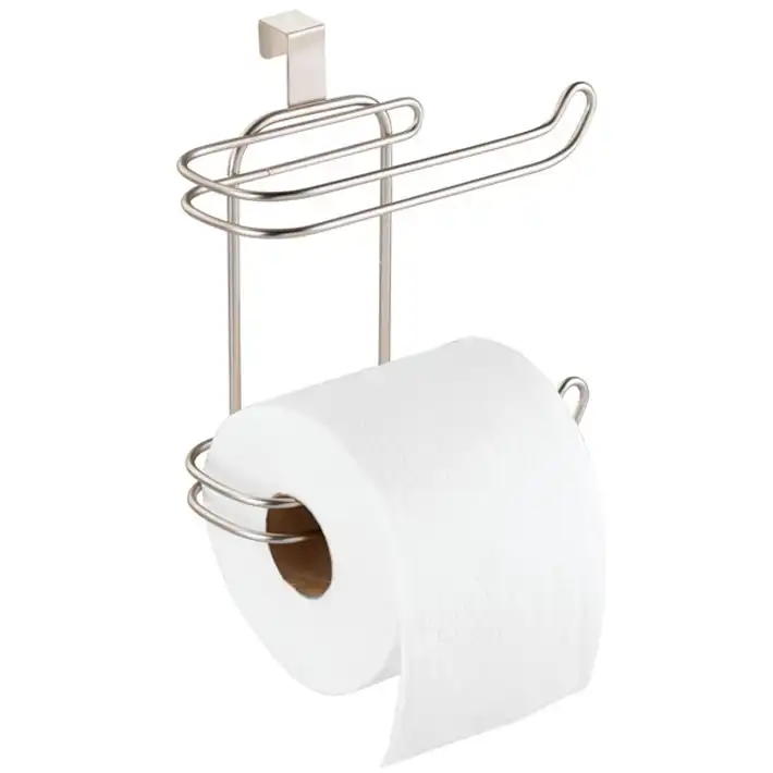 Toilet Roll Holder Over The Tank, Hanging Tissue Storage Rack