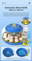 WONEGG Nouvelle Tendance 18 AC DC Incubateur d'œufs Automatique Prix Italie