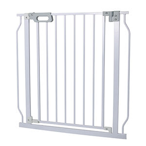 Barrières de sécurité durables en métal pour bébés et animaux domestiques, clôture facile à traverser pour chiens, barrière de sécurité pour enfants avec porte pour animaux, barrière intérieure et extérieure - Product Image 1