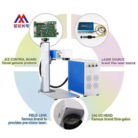 CE permanent FDA d'équipement de gravure en métal de machine d'inscription de laser de la fibre 30W certifié