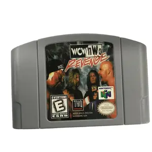 Wcw-Nwo Wraak Engelse Taal N64 Game Cartridge Kaart Accessoires N64 Worstelen Games Voor Nintendo 64