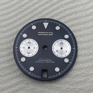 Nouvelles pièces de montre de style moderne, cadran à quartz, index ronds, 29,5 mm, compatible avec le mouvement VK64 - Product Image 3