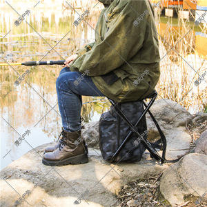 Foldable Outdoor <b>Cooler</b> <b>Backpack</b> Camouflage Oxford Cloth 36X30X41cm With Ice Pack <b>For</b> Camping Fishing Storage - Product Image 3