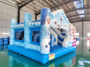 Château Gonflable Commercial Princesse avec Toboggan Combo pour Filles, Château Gonflable avec Toboggan et Structure de Rebond Certifiée CE pour <span class=keywords><strong>Location</strong></span> Événementielle - Product Image 3