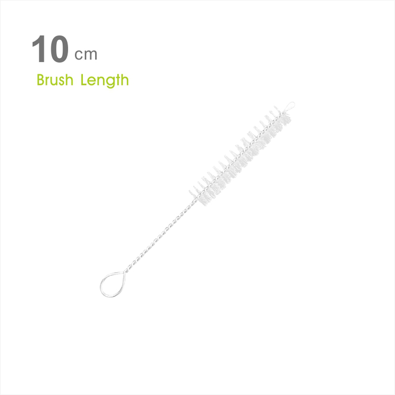 Brosse courte blanche 10 cm