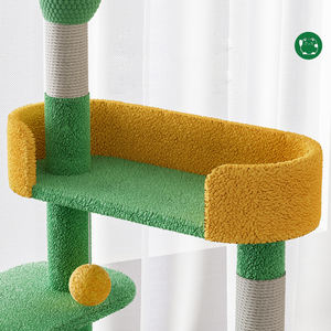 Commercio all'ingrosso di lusso grande gatto albero torre casa peluche Pet giocattolo con graffio e caratteristica di arrampicata in cartone di imballaggio - Product Image 3