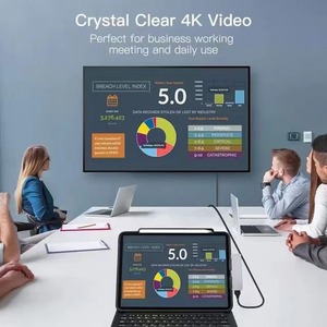 Lector de tarjetas 4K HDTV/SD TF/carga PD/Adaptador USB 3,0 tipo C <span class=keywords><strong>Hub</strong></span> <span class=keywords><strong>para</strong></span> <span class=keywords><strong>iPad</strong></span> Pro/MacBook compatible con Nintendo Switch - Product Image 3