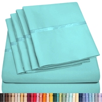 Ensemble de draps en bambou de qualité supérieure, 6 pièces, poches profondes, draps et taies d'oreiller