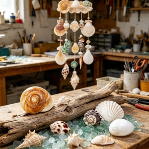 21 coquilles de crabe ermite brutes écologiques, de tailles grande, moyenne et petite, pour l'artisanat populaire, les fournitures naturelles pour crabe ermite et la décoration de mariage - Product Image 4