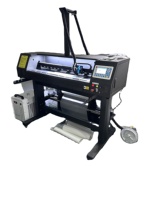 Machine de découpe laser CO2 Ledio 50W, haute productivité, traceur de vinyle, refroidissement par eau, contrôleur A3S, précision pour le plastique