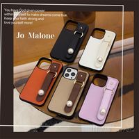 Mode Dragonne De Luxe En Cuir Litchi Imprimer Femme Couverture De Téléphone Portable Accessoires Téléphone Cas pour Iphone 14 12 11 15 Pro Max