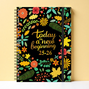 Agenda/<span class=keywords><strong>Diario</strong></span> en Inglés 2026, Tamaño A5, Encuadernación en Espiral, <span class=keywords><strong>Diario</strong></span>, Agenda de Trabajo de 365 Días, Planificador en Inglés - Product Image 1