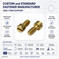 Solid Brass Slotted Cheese Head Machine Screw DIN 84 M2 M3 M4 M5 M6 Cylinder Head Metric Fastener