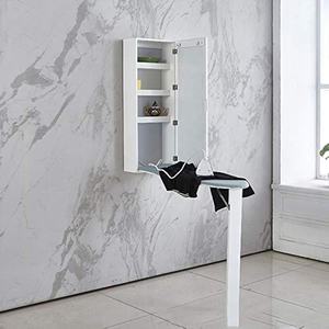 <span class=keywords><strong>Tabla</strong></span> <span class=keywords><strong>de</strong></span> <span class=keywords><strong>planchar</strong></span> <span class=keywords><strong>de</strong></span> madera montada en la pared plegable <span class=keywords><strong>con</strong></span> gabinete <span class=keywords><strong>de</strong></span> almacenamiento - Product Image 2