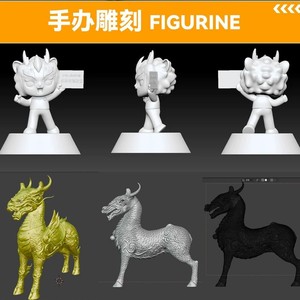Création de personnages d'art 3D pour jeux, conception de scènes, figurines, sculpture, rendu d'animation de produits IP, rigging squelettique - Product Image 4