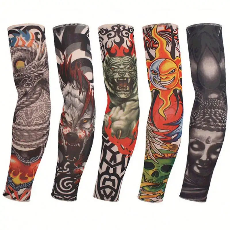 Bán Buôn Tùy Chỉnh UV Bảo Vệ Đầy Đủ Cánh Tay/Chân Tattoo Sleeves