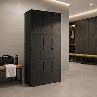 Casier en acier multi-portes avec serrures sécurisées, idéal pour la vente directe en usine, robuste, durable, imperméable et antirouille