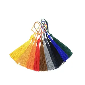 Silky Floss mixed color bookmark Tassels Graduation Souvenir