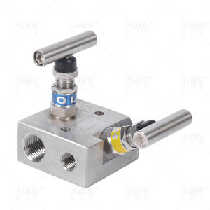 Collecteur à deux vannes en acier inoxydable 45 à isolation simple, filetage interne, à simple bride, pour vannes de réduction de pression à deux vannes - Product Image 4