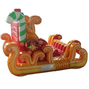 Tuyệt vời vàng lớn giáng sinh Inflatable Santa Sleigh, Inflatable Santa của Sleigh (Ảnh Prop) - Product Image 3
