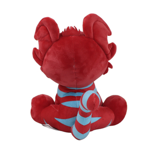 Peluche a Forma di <span class=keywords><strong>Tigre</strong></span> Rossa Cartoonesca, Morbido Giocattolo in Cotone PP, Regalo per Bambini, OEM - Product Image 6