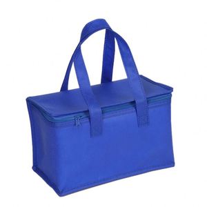 Bolsa Térmica Económica y Duradera de Tela No Tejida, Bolsa Pequeña para Picnic, Almuerzo, Comida para Llevar, Producto Promocional - Product Image 1