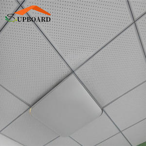 <span class=keywords><strong>Plafond</strong></span> suspendu en PVC gypse de style luxueux <span class=keywords><strong>60x60</strong></span> pour immeuble de bureaux - Product Image 2