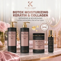 Masker Rambut Keratin Bebas Sulfat untuk Rambut Rusak, Kering, dan Mengembang, Perawatan Salon untuk Perbaikan Mendalam, Melembapkan, dan Mencegah Kerontokan
