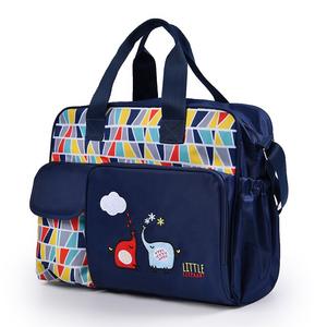 Bolsas organizadoras de maternidad para <span class=keywords><strong>madre</strong></span>, bolso de lona para pañales de bebé, con bolsillo y cremallera - Product Image 1