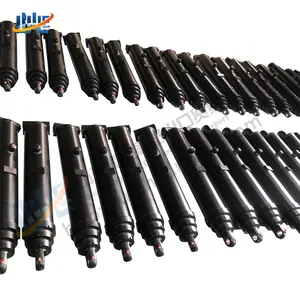 Long stroke single acting multi stage telescopic hydraulic ram cylinder price used for 50 ton dump vehicle tipper truck trailer