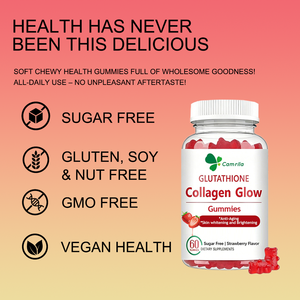 OEM <b>Collagen</b> Gummy Bears Supplement Sugar Free 60 Gummies with Antioxidant Skin Brightening Hydrating for Beauty Gummies - Product Image 3