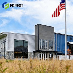 Atelier en structure d'acier industrielle durable avec mur-rideau, cadre Q355B pour les applications logistiques et de production - Product Image 1