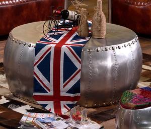 เก้าอี้พักผ่อนสไตล์นักบินย้อนยุค โครงโลหะ สำหรับห้องนอนและห้องนั่งเล่น เฟอร์นิเจอร์ตกแต่งบ้าน - Product Image 6