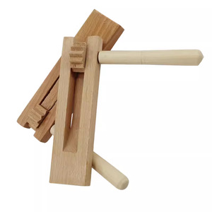 Vente en gros - Meilleure vente : Matraca traditionnelle en bois à rangée unique, instrument de percussion pour l'éducation des enfants - Product Image 3