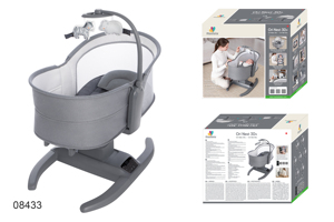 Silla Mecedora Eléctrica para Bebé Mastela, <span class=keywords><strong>de</strong></span> Metal y Plástico, <span class=keywords><strong>Cuna</strong></span> Inteligente para Recién Nacidos, Capacidad <span class=keywords><strong>de</strong></span> Carga <span class=keywords><strong>de</strong></span> 12 kg/18 kg, 0-3 Meses - Product Image 3