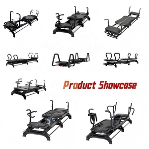 Machine de Pilates <span class=keywords><strong>Micro</strong></span> Reformer en alliage d'aluminium pour usage commercial, domestique ou en studio, pour l'entraînement du tronc - Product Image 6