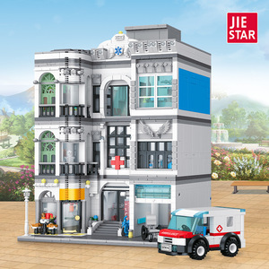 Jiexing 57024 Ensemble de blocs de construction Hôpital, plus de 800 pièces, conception modulable, jouet éducatif pour enfants de 8 à 13 ans - Product Image 2